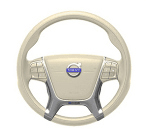 Genuine Volvo Leather Sport Steering Wheel Beige - Volvo Soft Beige, HD Png Download PNG image with transparent background