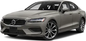 Volvo Sedan Profile View PNG Image