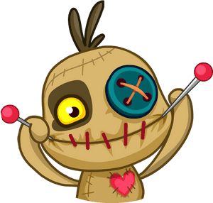 Doll Clipart Happy - Happy Voodoo Doll Cartoon, HD Png Download PNG image with transparent background
