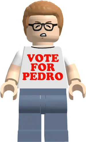 Vote For Pedro Lego Figure.png PNG Image