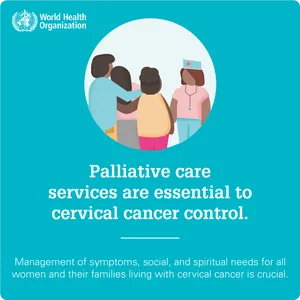 W H O Palliative Care Cervical Cancer Control Infographic PNG Image