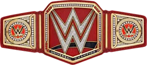 W W E Universal Championship Belt PNG Image