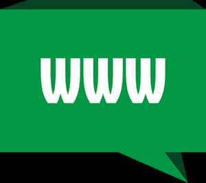 W W W Speech Bubble Icon PNG image with transparent background