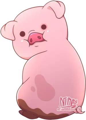 Waddlesthe Pig Gravity Falls PNG Image