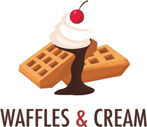 Waffles And Cream, Transparent Background - Ice Cream, HD Png Download PNG image with transparent background