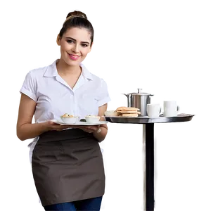 Waitress At Work Png 76 PNG Image