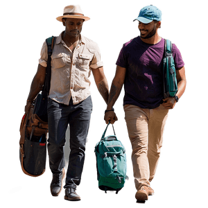Walking in the Park PNG 1 PNG image with transparent background