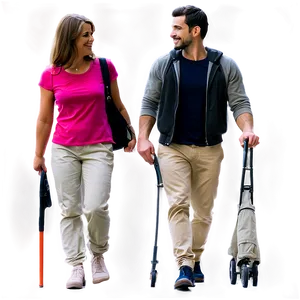 Walking In The Park Png 77 PNG Image