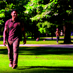 Walking in the Park PNG rgk78 PNG image with transparent background