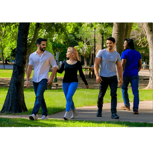 Walking in the Park PNG ydl41 PNG image with transparent background