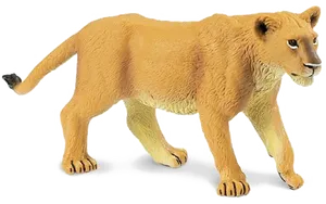 Walking Lioness Figure PNG Image