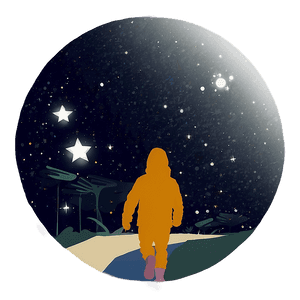 Walking Under the Stars PNG lpy PNG image with transparent background