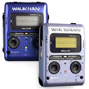 Walkman Tape Player Render Png 58 PNG Image