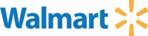 Walmart Logo Blue Background PNG Image