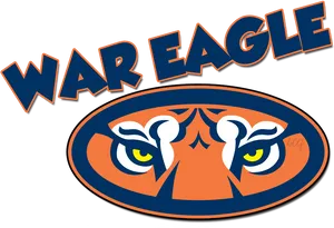 War Eagle Football Logo PNG Image