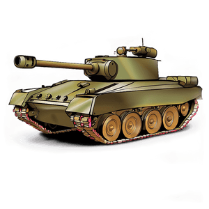 War Tank Vector PNG 06112024 PNG image with transparent background