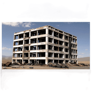 War-Torn Building Remains PNG 82 PNG