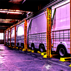 Warehouse Transportation Fleet PNG 50 PNG image with transparent background