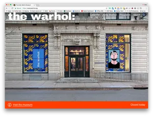 Warhol Museum Exteriorwith Artwork PNG Image