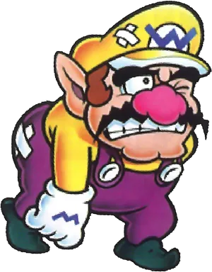 Wario_ Character_ Artwork PNG Image