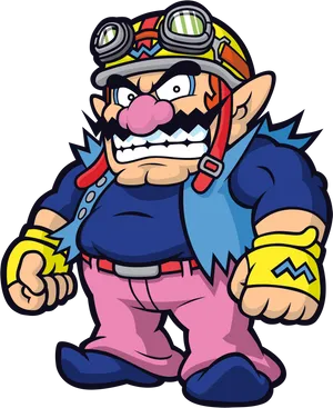 Wario_ Character_ Illustration.png PNG Image