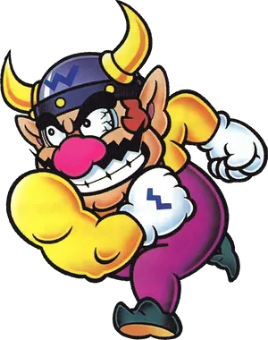 Wario_ Classic_ Pose PNG Image