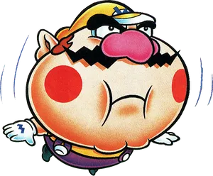 Wario_ Classic_ Pose PNG Image