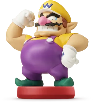 Wario Figure Pose PNG Image