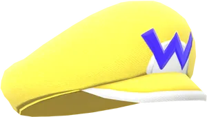 Wario Yellow Cap3 D Model PNG Image