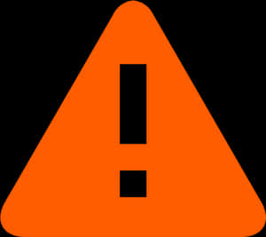 Warning Icon Png - Orange Triangle, Transparent Png PNG with transparent background