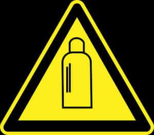 Warning Sign Bottle Graphic PNG image with transparent background