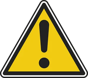 Warning Sign Exclamation Point PNG Image