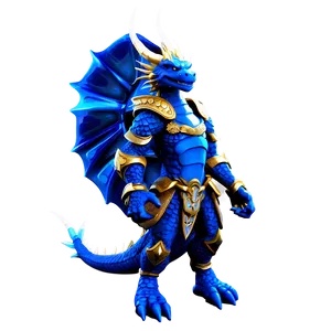 Warrior Blue Dragon Png 5 PNG Image