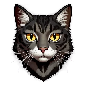 Warrior Cat Face Png 40 PNG Image