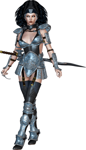 Warrior Armor Girl, HD Png Download PNG with transparent background