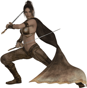 Warrior Female Png, Transparent Png PNG with transparent background