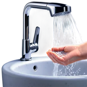 Washing Hands In Running Water Png Pdd PNG Image