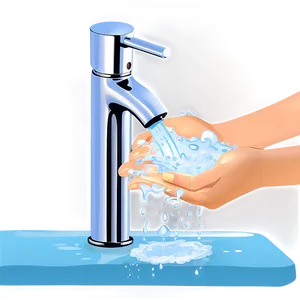 Washing Hands Under Tap Water Png Rvk92 PNG Image