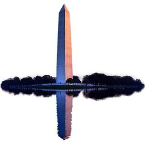 Washington Monument Sunrise Scenery Png Ahx PNG Image