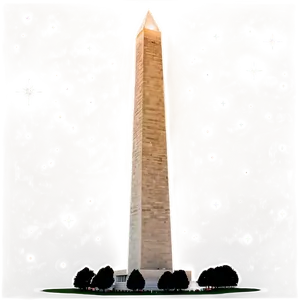 Washington Monument Under Starry Night Png 06202024 PNG Image