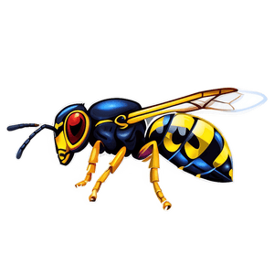 Wasp Illustration PNG 05242024 PNG