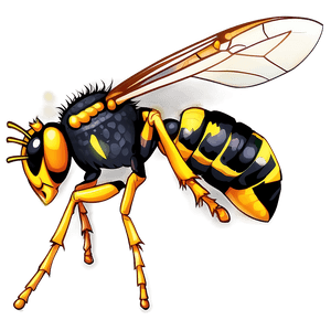 Wasp Illustration PNG 90 PNG