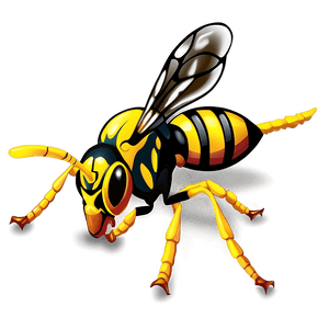 Wasp Illustration PNG yvw22 PNG