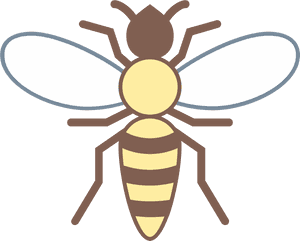 Wasp Vector Illustration PNG