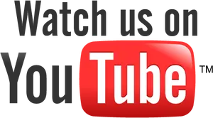 Watch Us On You Tube Logo PNG Image