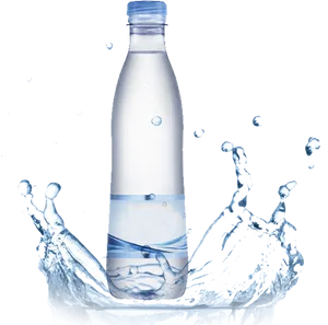 Water Bottle Splash Image PNG Image