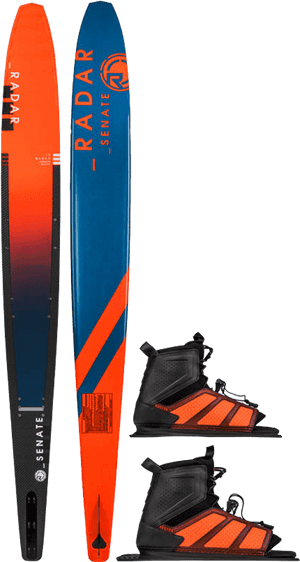 Graphic Freeuse Stock Alloy Senate W Double Skis Handcrafted - Water Skiing Equipmentg, HD Png Download PNG image with transparent background