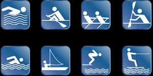 Water_ Sports_ Icons_ Set PNG image with transparent background