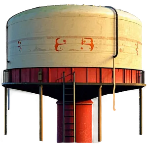 Water Tower At Dawn Png Jlh PNG Image