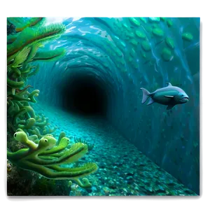 Water Tunnel Under Sea Png 06242024 PNG Image